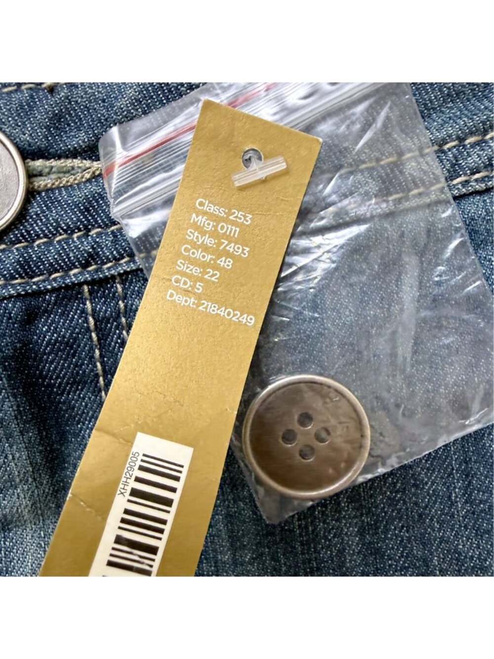 AVENUE Jean Skirt Plus Size 22 Blue Denim Long Midi Boho Western Casual NWT - Picture 11 of 12
